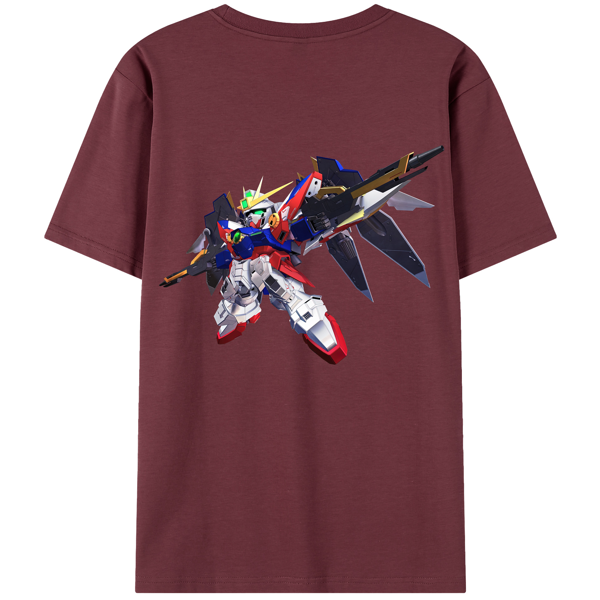 （画像用） 機動戦士ガンダム Mobile Suit Gundam 綿100％半袖Tシャツ（背面プリント）